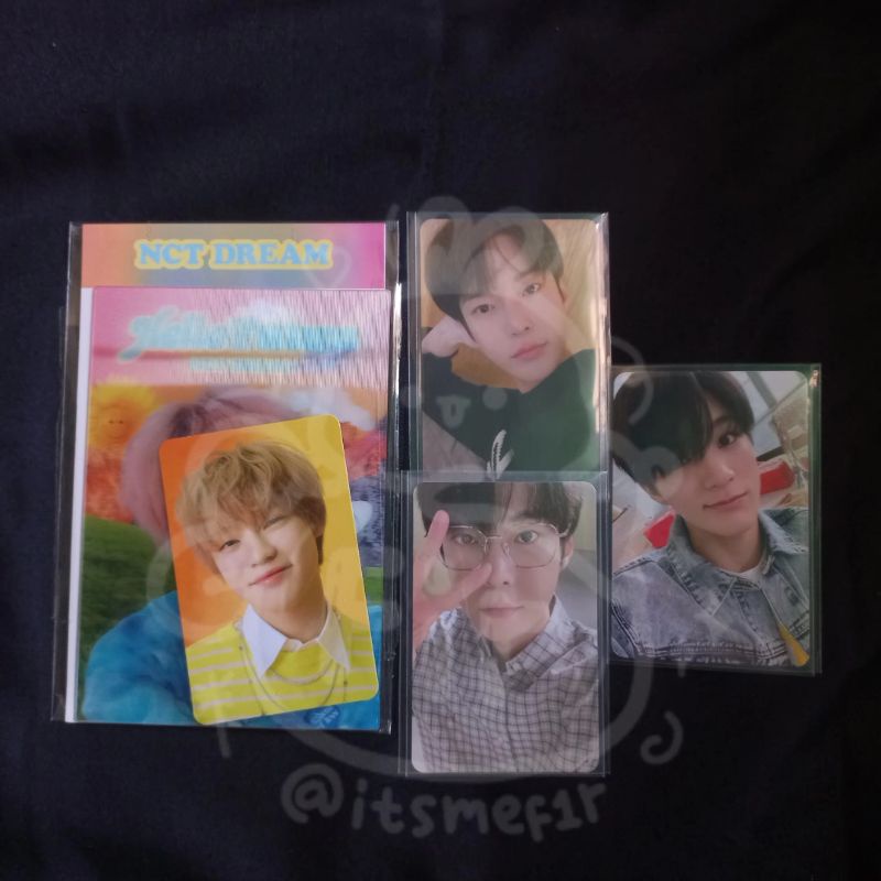 3d lenticular lenti chenle hello future sealed + doyoung arrival + doyoung ar selca jewel + jeno min