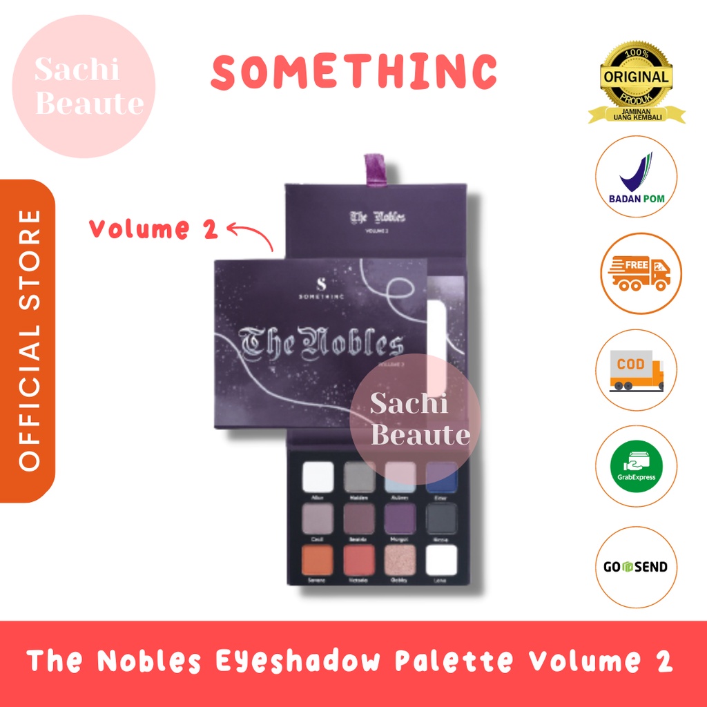 SOMETHINC THE NOBLES Eyeshadow Palette - Volume 2 - Eyeshadow Glam Look