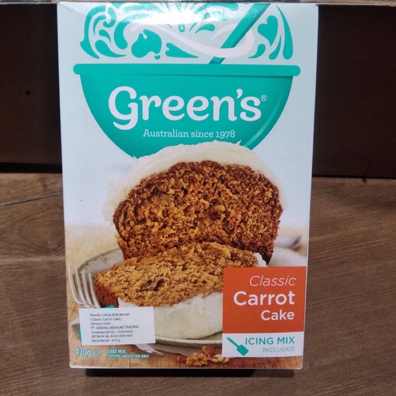 

GREEN’S CLASSIC CARROT CAKE 470g