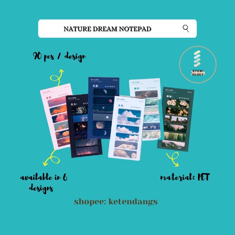 

NATURE DREAM NOTEPAD
