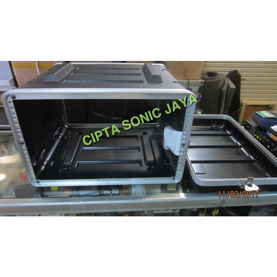 RACK HARDCASE ABS SOUND FIBER ABS 6U / FLIGHTCASE CASE SOUND SYSTEM CARBON FIBER