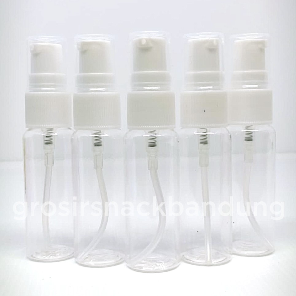 Botol Serum 20ml Bening Pump Treatment | Botol PET 20ml untuk lotion serum gel hand sanitizer