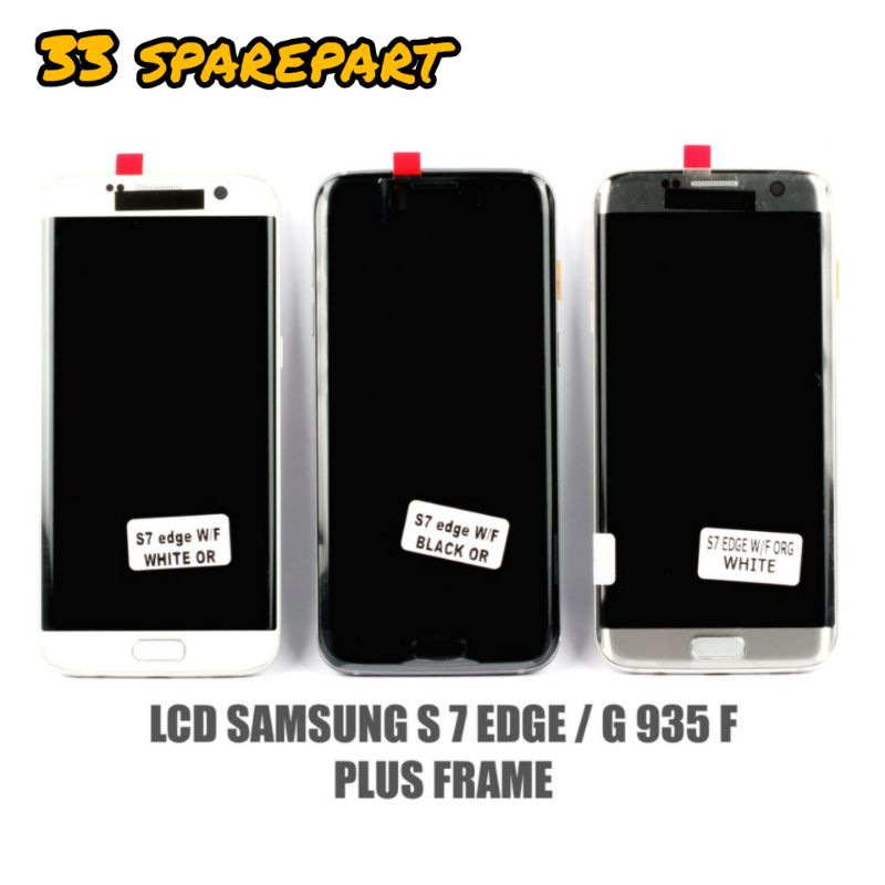 Lcd fullset / lcd touchscreen + frame samsung galaxy s7 edge/ g935f original