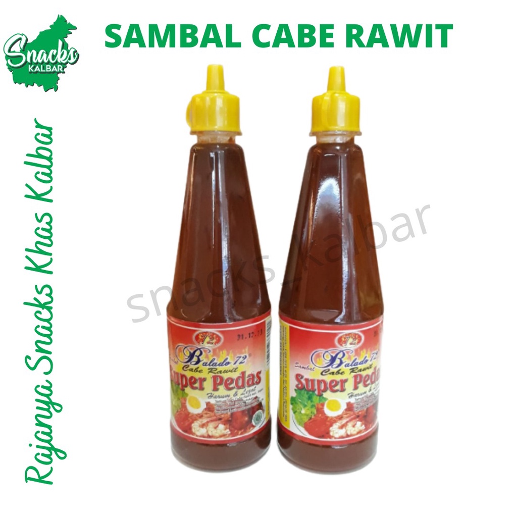 

Sambal Balado 72 Cabe Rawit Super Pedas Khas Pontianak
