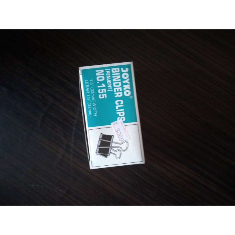 

binder clip klip kertas joyko no 155 (1 lusin)