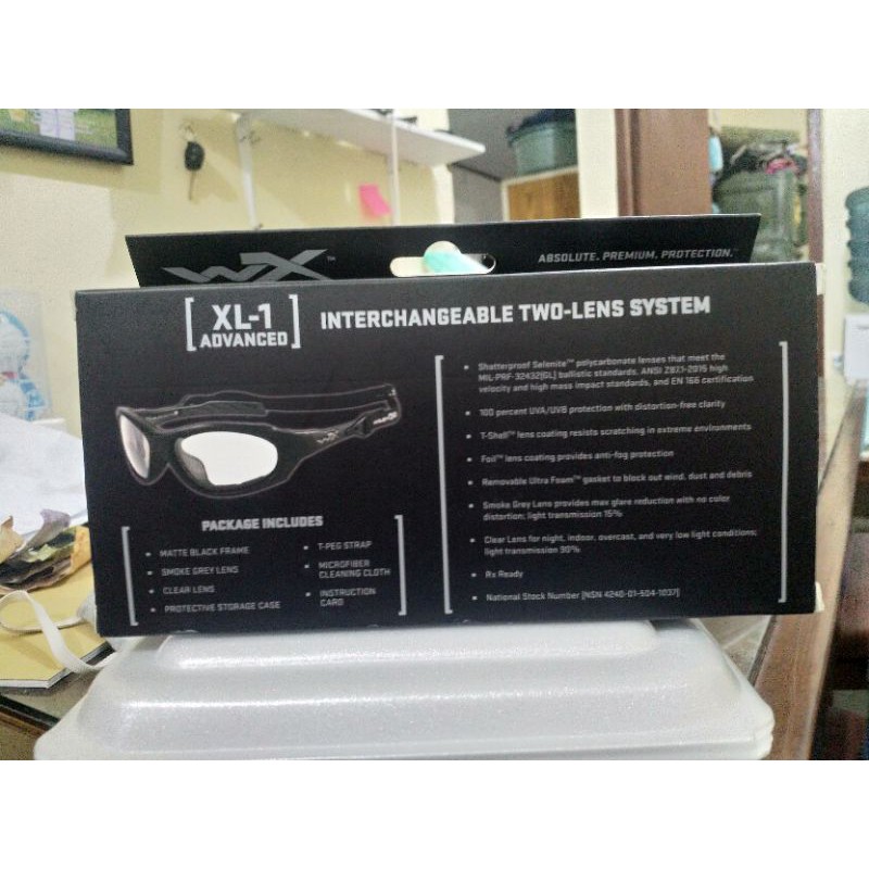 Wiley X (XL-1) 2 lens
