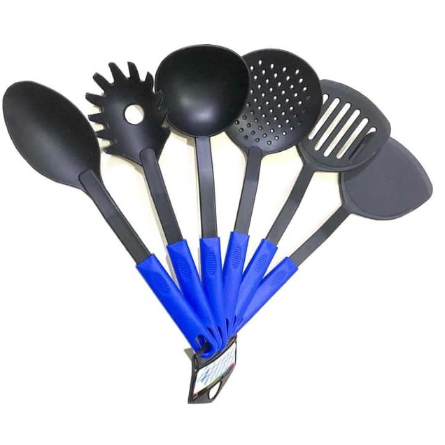 Sodet Dapur isi 6 pcs Spatula Sutil Kitchen Tools Alat Masak Warna 1set-5