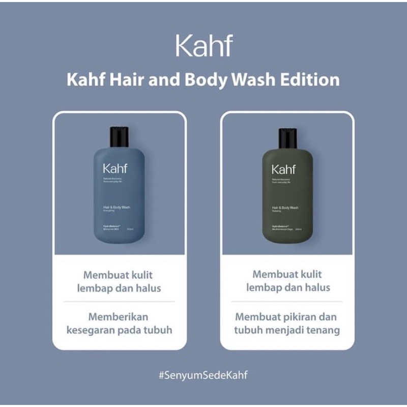 SABUN MANDI KAHF / Kahf Energizing  Body Wash | Kahf Relaxing Body Wash 200 ml