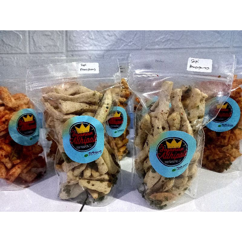 

Basreng daun jeruk pedas (100gr)