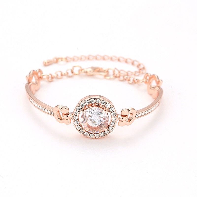 GELANG TANGAN WANITA STAINLESS DIAMOND LOOK