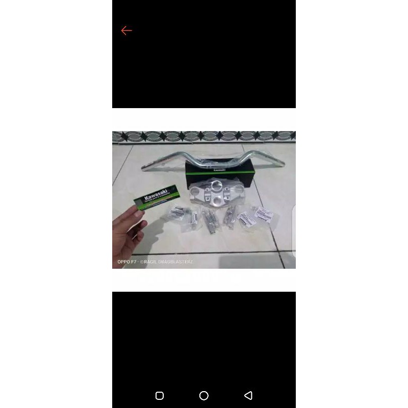 segitiga ninja s dan stang pipa ninja s/ss/r original