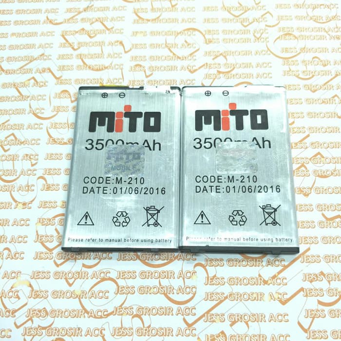 Baterai Battery Batre Double Power MITO BA-00080 BA00080 M210 INFOCUS