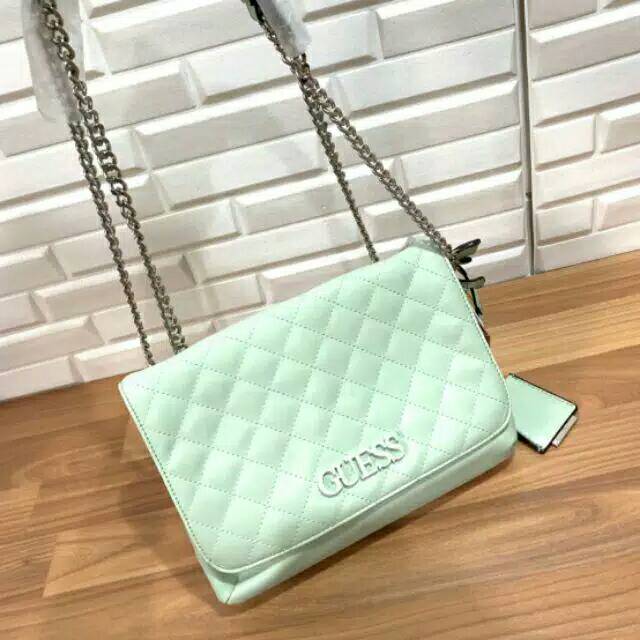 GUESS ILANA QUILTED TOTE BAG ORIGINAL LARGE