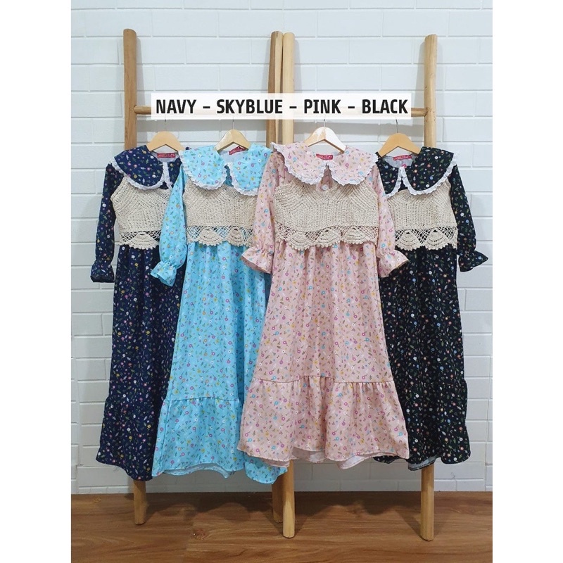 GAMIS ANAK CATHERINE KIDS KOREAN DRESS USIA 6-10tahun