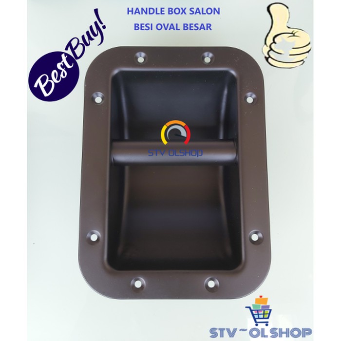 Handle Besi Box Speaker Handle Salon Besi Oval Besar