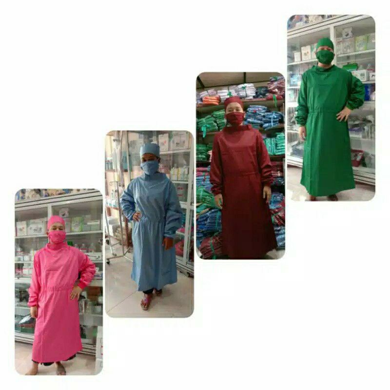 Gown Jubah APD baju bedah operasi