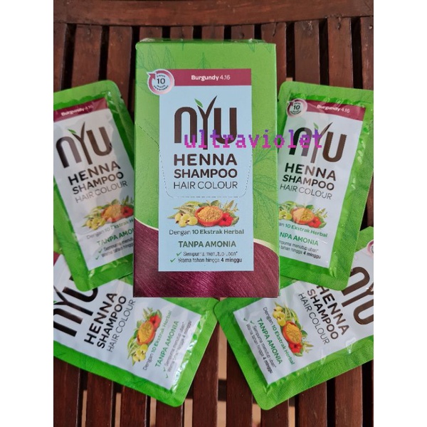 Nyu Henna Shampoo Hair Colour