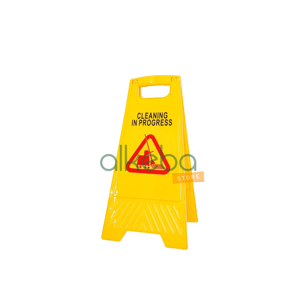 floor sign caution wet floor / awas lantai licin