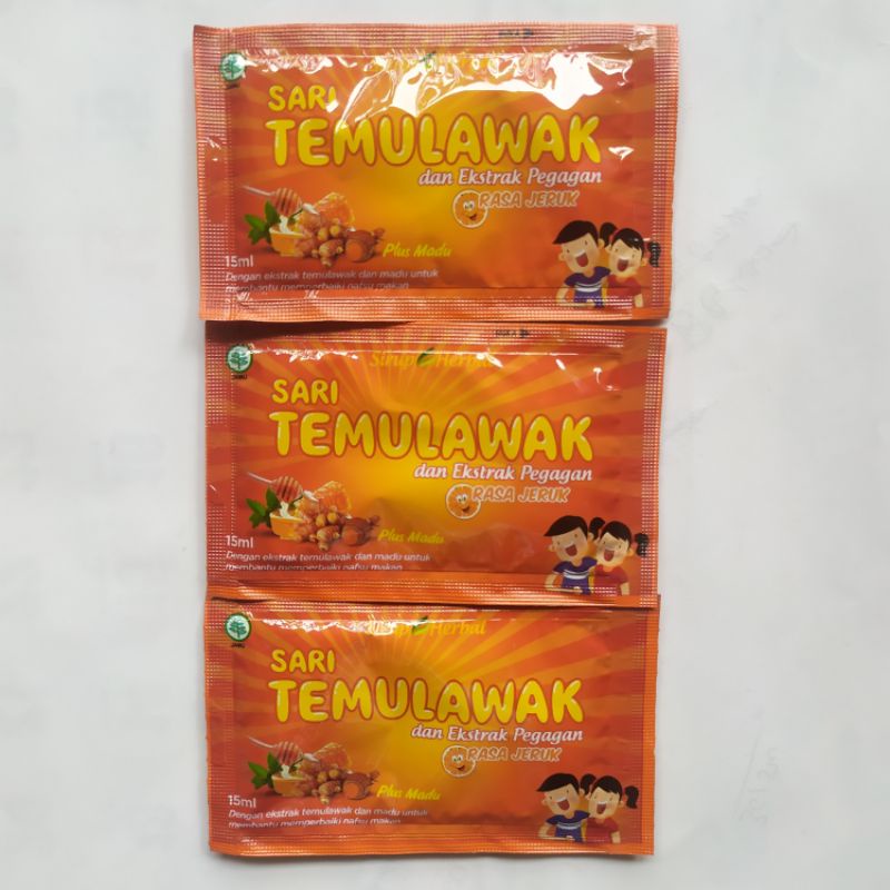 

Sirup Herbal Sari Temulawak Rasa Jeruk Plus Madu Per @3 Sachet