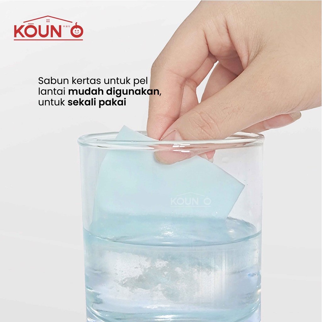 Sabun Kertas Pembersih Lantai Keramik Pel Ubin Noda Membandel Isi 30 pcs