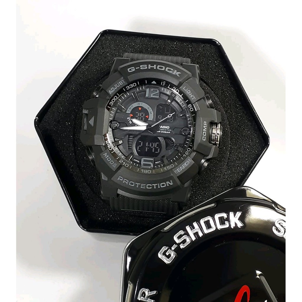Jual Jam tangan sport G SHOCK G Shock GA201 gray black Diskon