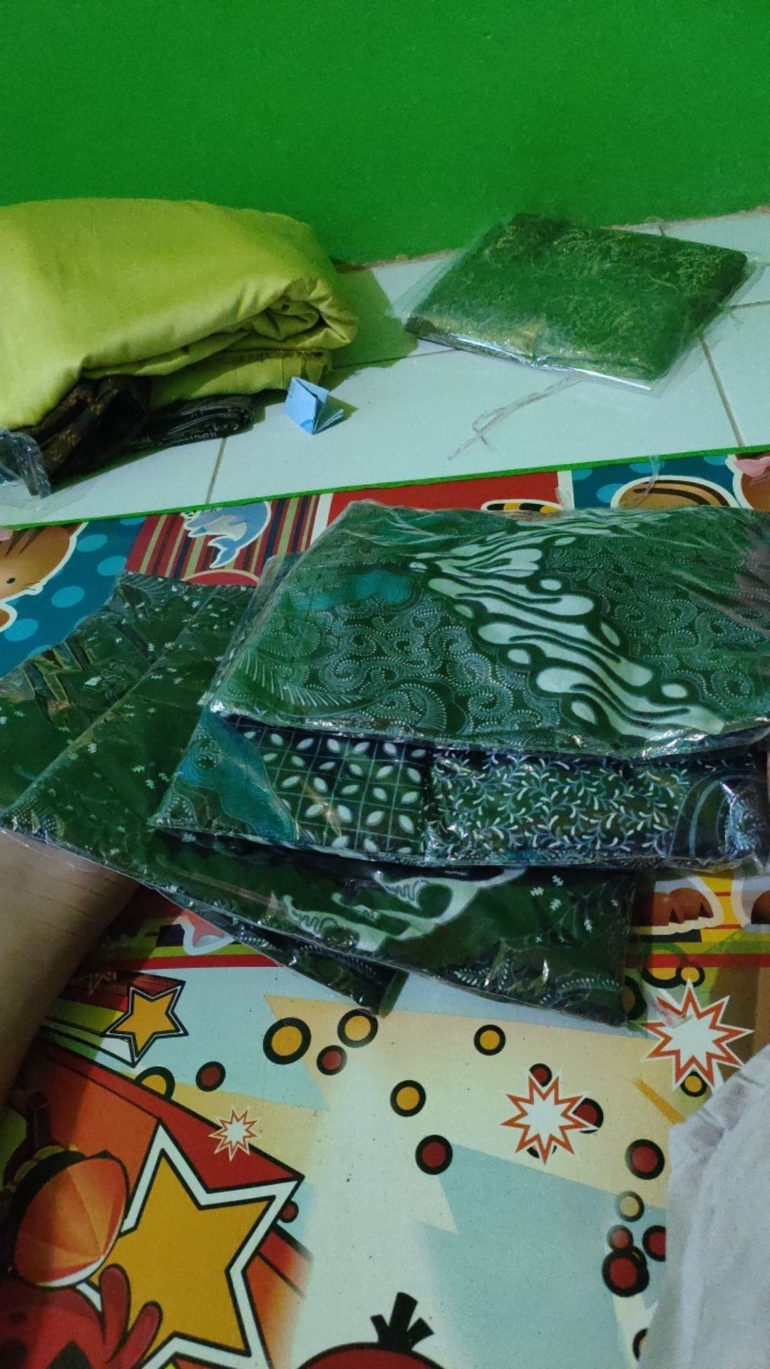 Couple Batik Keluarga || Setelan Couple Batik Ayah Ibu Anak Cewek