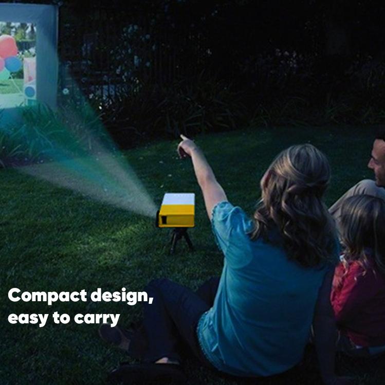 Menarik Smartfish HD LED Projector Mini Proyektor 1080HD Home Theater LED