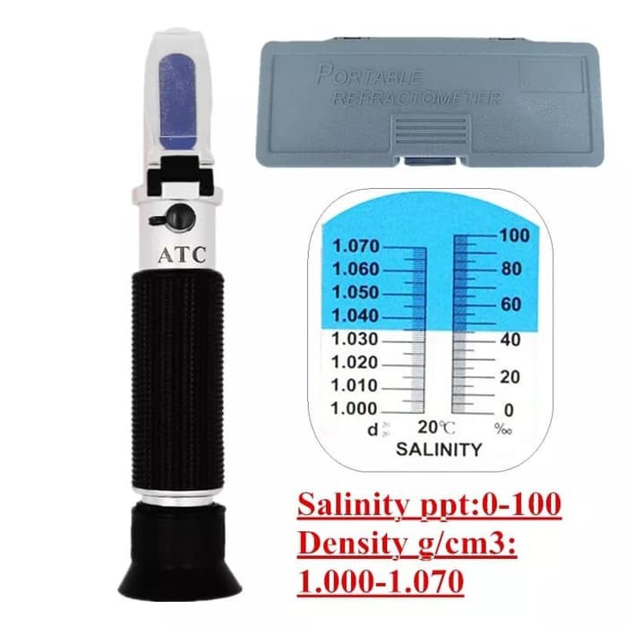 

Refractometer Salt Salinity Refraktometer Ukur Kadar Garam Cairan