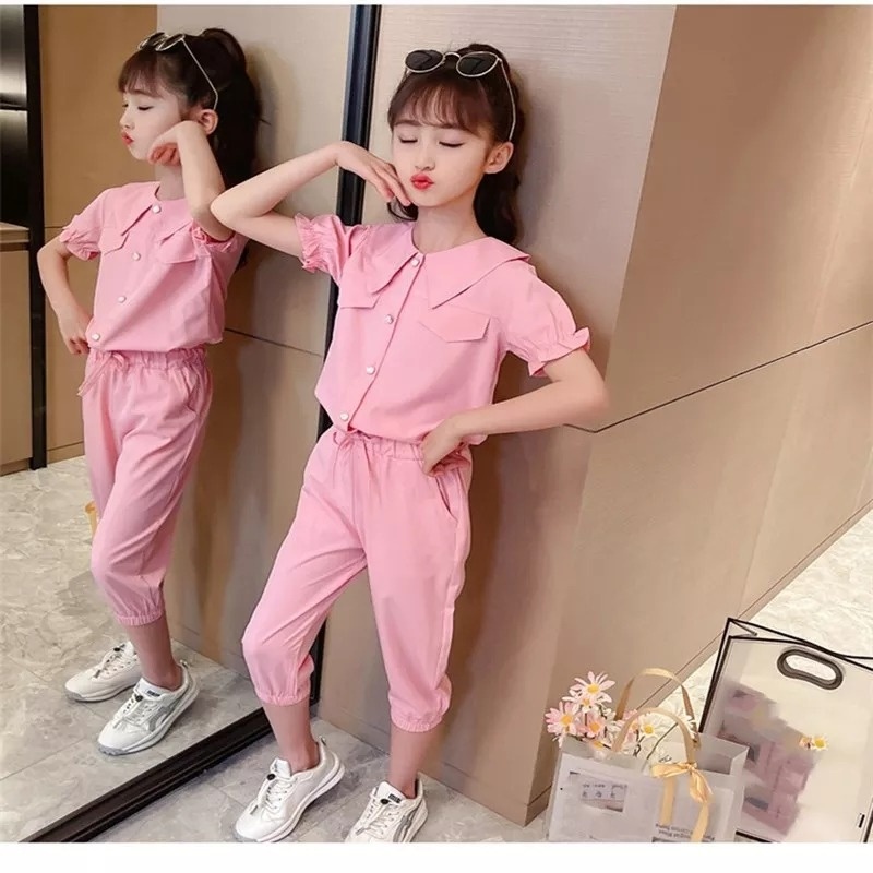 SET ERRA KID/ Baju Anak Perempuan Terbaru Korean Style FJ/ Setelan Anak Perempuan Size S M L Terbaru 2022 / baju anak lucu