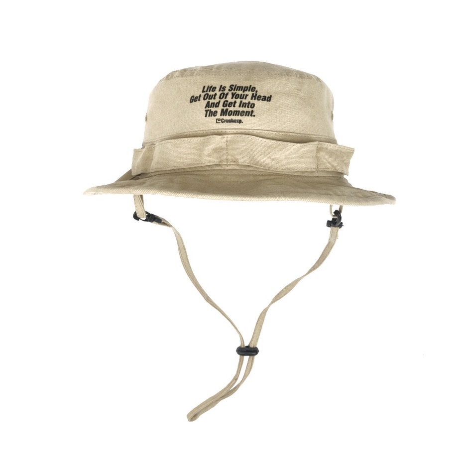 CRUSH EXP Topi Rimba / Bucket Hat STC0171 - CREAM