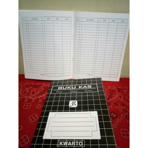 

BUKU KAS QUARTO ( KWARTO ) COVER HITAM