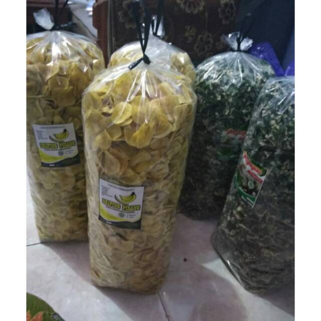 

kripik pisang ambon gurih kriuk