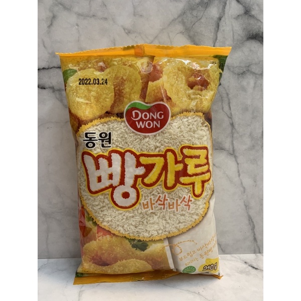 

TEPUNG ROTI HALAL DONG WON KOREA 210gr | TEPUNG SERBAGUNA | TEPUNG PANIR| PANKO | KOREA | DONGWON