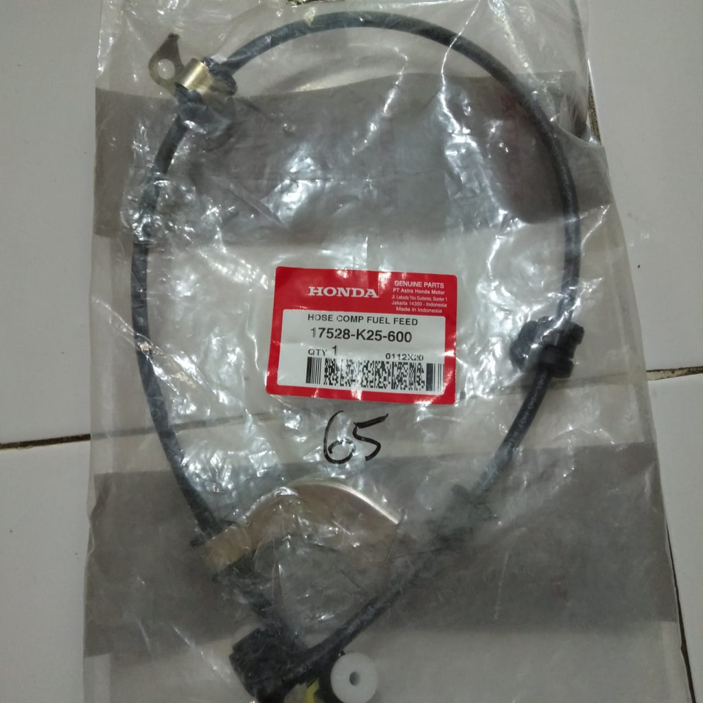 Selang Bensin Injector Hose Comp Fuel Feed Honda Beat ESP 17528 K25 600