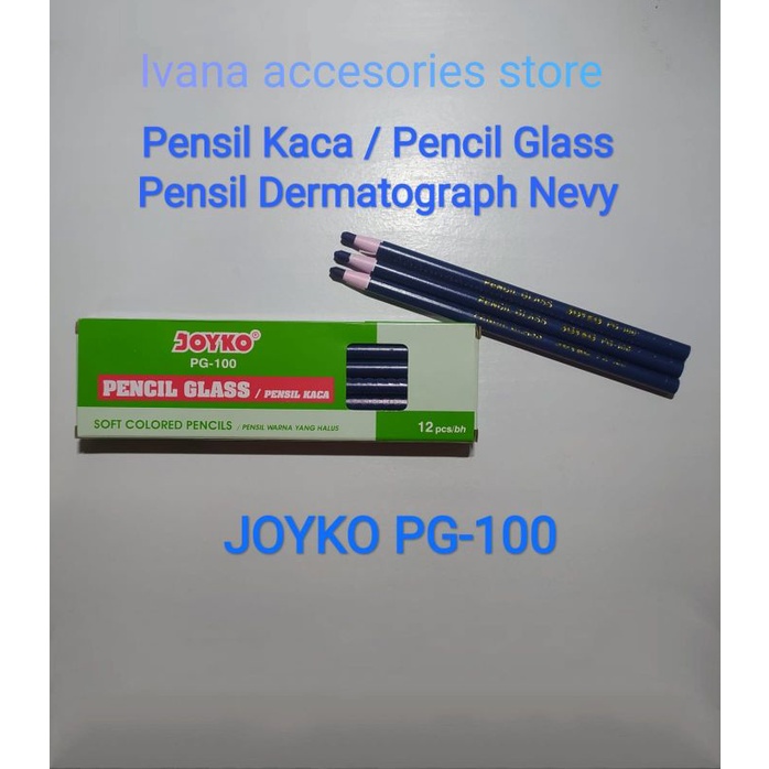 

pencil Kaca) Pencil Glass _Pencil Dermatograph Navy Joyko PG -100 Premium Product