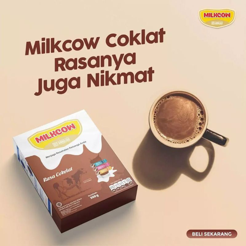 

susu gemuk The best MILKCOW Susu Gemuk sehat cerdas Ampuh 100% Susu sapi Asli 500Gram Susu Full Cream Mirip Dancow Osamilk Syifa milk