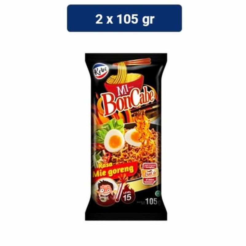 

Kobe Mi Instan Bon Cabe Rasa Mie Goreng 105 gr Level 15 Super Nikmat