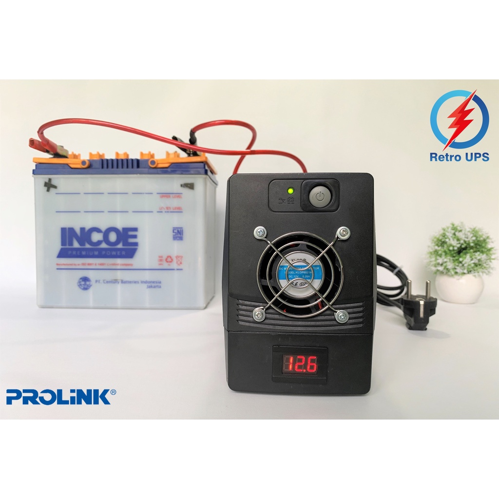 UPS Modif UPS Modifikasi Aki External Prolink Pro700V Back Up CCTV