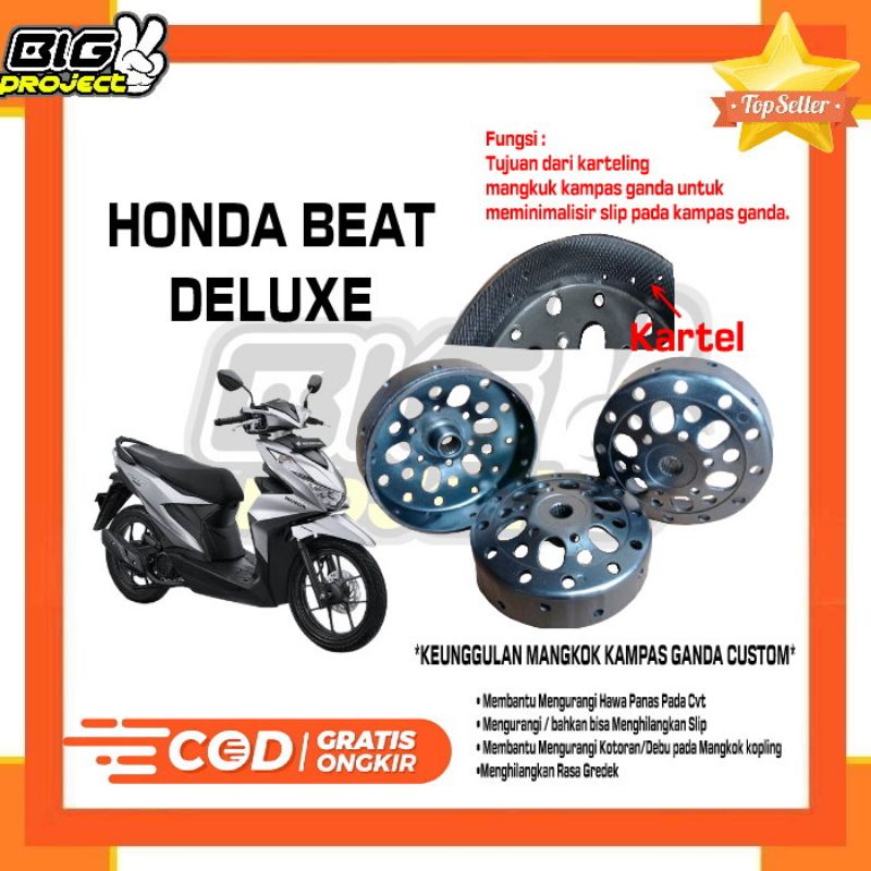 MANGKOK KAMPAS GANDA CUSTOM BOLONG KARTEL BEAT DELUXE / MANGKOK KAMPAS GANDA BEAT DELUXE