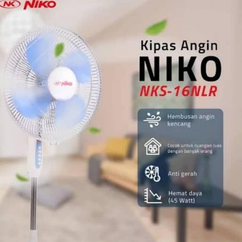 KIPAS ANGIN BERDIRI KAKI BULAT NIKO
