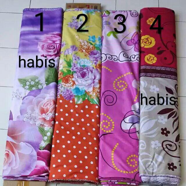 Kain Sprei Meteran Katun Disperse Sisa 0.75 Meter