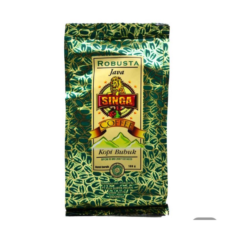 

SINGA Kopi Bubuk Robusta 180 g