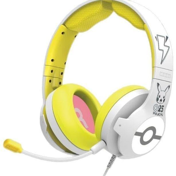 Kvm | Hori Gaming Headset Pikachu Pokemon White- Nintendo Switch