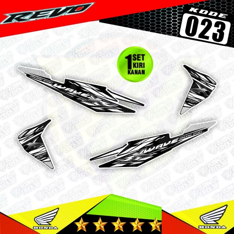 Decal Sticker Striping Variasi REVO 100 2007-2009 / REVO Lama / REVO old | Decal Wave Rsx 100 | Deca