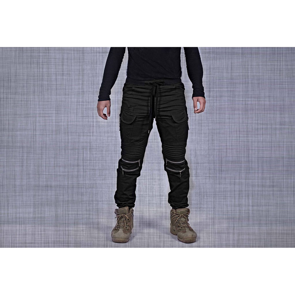 EXCLUSIVE Celana Japan/korean style ( URBAN TWIL BIKER JOGGER PANTS ) 4 Axleboard Kyuzwear