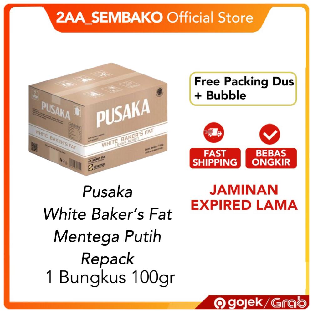 

Mentega Putih Pusaka Margarin White Baker'S Fat Repack 100Gr