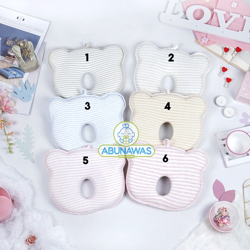 Bantal Bayi Anti Peyang Memory Foam Bear / Bantal Kepala Anti Peang Baby Pillow