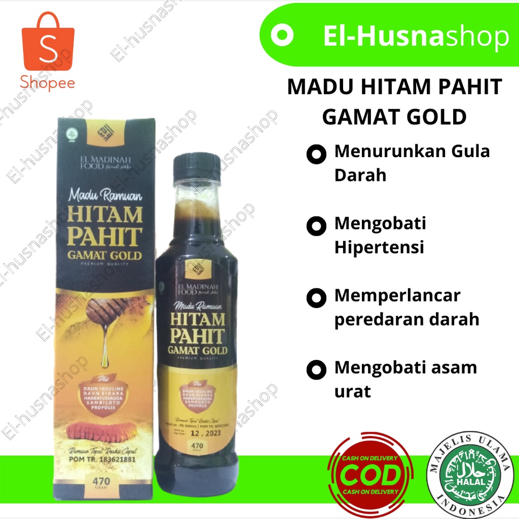 

Madu Hitam Pahit Gamat Gold Plus Sambiloto Madu Memelihara Kesehatan