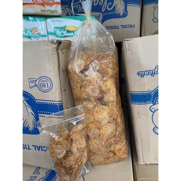 

KRIPIK KACA VIRAL KRIPCA KEMASAN 1000 gram 1 kg extra packing kardus