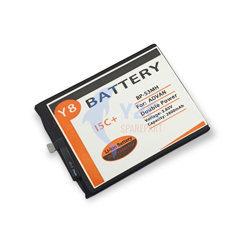 BATERAI ADVAN I5C+ / I5C PLUS / BP-53MH DOUBLE POWER Y8 / BATRE / BATERE / BATRAI / BATREI / BATU